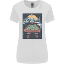 Pool Shark Snooker Player Womens Wider Cut T-Shirt White