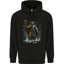Poseidon Greek God of Water Mythology Childrens Kids Hoodie Black