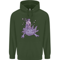 Poseidon Riding an Axaloti Childrens Kids Hoodie Forest Green