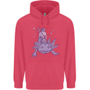 Poseidon Riding an Axaloti Childrens Kids Hoodie Heliconia
