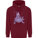 Poseidon Riding an Axaloti Childrens Kids Hoodie Maroon