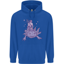 Poseidon Riding an Axaloti Childrens Kids Hoodie Royal Blue