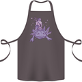 Poseidon Riding an Axaloti Cotton Apron 100% Organic Dark Grey