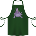Poseidon Riding an Axaloti Cotton Apron 100% Organic Forest Green