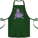Poseidon Riding an Axaloti Cotton Apron 100% Organic Forest Green