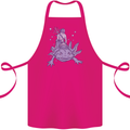 Poseidon Riding an Axaloti Cotton Apron 100% Organic Pink