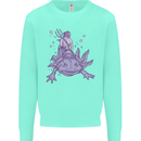 Poseidon Riding an Axaloti Kids Sweatshirt Jumper Peppermint