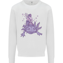 Poseidon Riding an Axaloti Kids Sweatshirt Jumper White