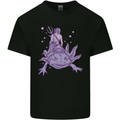 Poseidon Riding an Axaloti Kids T-Shirt Childrens Black