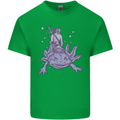 Poseidon Riding an Axaloti Kids T-Shirt Childrens Irish Green