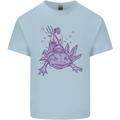 Poseidon Riding an Axaloti Kids T-Shirt Childrens Light Blue