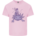 Poseidon Riding an Axaloti Kids T-Shirt Childrens Light Pink