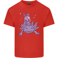 Poseidon Riding an Axaloti Kids T-Shirt Childrens Red