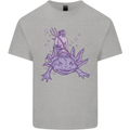 Poseidon Riding an Axaloti Kids T-Shirt Childrens Sports Grey