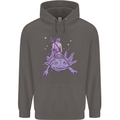 Poseidon Riding an Axaloti Mens 80% Cotton Hoodie Charcoal