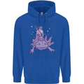 Poseidon Riding an Axaloti Mens 80% Cotton Hoodie Royal Blue