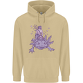 Poseidon Riding an Axaloti Mens 80% Cotton Hoodie Sand