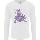 Poseidon Riding an Axaloti Mens Long Sleeve T-Shirt White
