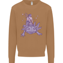 Poseidon Riding an Axaloti Mens Sweatshirt Jumper Caramel Latte