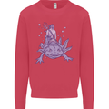 Poseidon Riding an Axaloti Mens Sweatshirt Jumper Heliconia