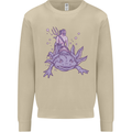 Poseidon Riding an Axaloti Mens Sweatshirt Jumper Sand