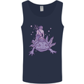 Poseidon Riding an Axaloti Mens Vest Tank Top Navy Blue
