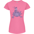 Poseidon Riding an Axaloti Womens Petite Cut T-Shirt Azalea
