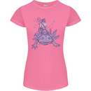 Poseidon Riding an Axaloti Womens Petite Cut T-Shirt Azalea