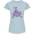 Poseidon Riding an Axaloti Womens Petite Cut T-Shirt Light Blue