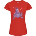 Poseidon Riding an Axaloti Womens Petite Cut T-Shirt Red