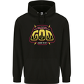 Possible With God Christianity Christian Mens 80% Cotton Hoodie Black