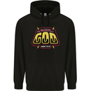Possible With God Christianity Christian Mens 80% Cotton Hoodie Black