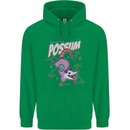 Possum Anatomy Childrens Kids Hoodie Irish Green