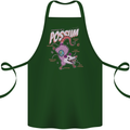 Possum Anatomy Cotton Apron 100% Organic Forest Green