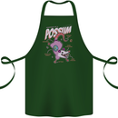 Possum Anatomy Cotton Apron 100% Organic Forest Green