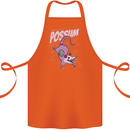 Possum Anatomy Cotton Apron 100% Organic Orange