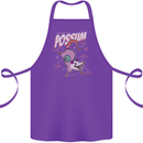 Possum Anatomy Cotton Apron 100% Organic Purple