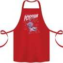 Possum Anatomy Cotton Apron 100% Organic Red