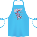 Possum Anatomy Cotton Apron 100% Organic Turquoise
