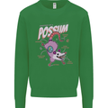 Possum Anatomy Kids Sweatshirt Jumper Irish Green