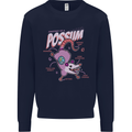Possum Anatomy Kids Sweatshirt Jumper Navy Blue