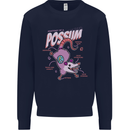 Possum Anatomy Kids Sweatshirt Jumper Navy Blue
