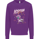 Possum Anatomy Kids Sweatshirt Jumper Purple