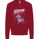 Possum Anatomy Kids Sweatshirt Jumper Red