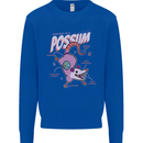 Possum Anatomy Kids Sweatshirt Jumper Royal Blue