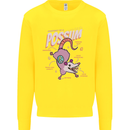 Possum Anatomy Kids Sweatshirt Jumper Yellow