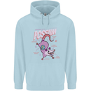 Possum Anatomy Mens 80% Cotton Hoodie Light Blue