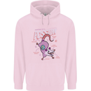 Possum Anatomy Mens 80% Cotton Hoodie Light Pink
