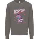 Possum Anatomy Mens Sweatshirt Jumper Charcoal
