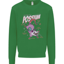 Possum Anatomy Mens Sweatshirt Jumper Irish Green